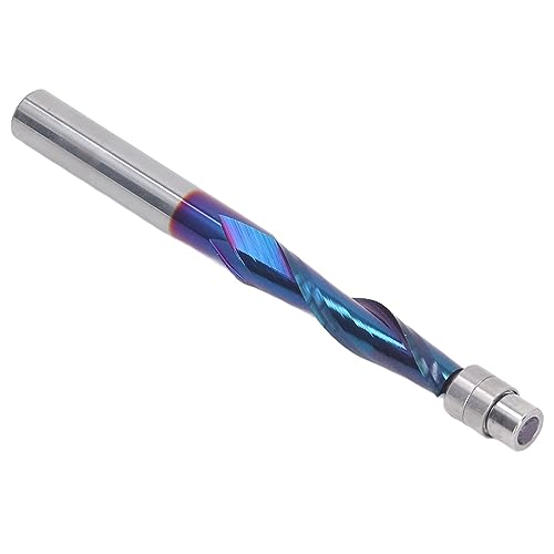 Xiuganpo Kompressionsspiralspüus -Trim -Router -Bit, 1/4 Zoll Schaft Feste Carbid -Flush -Trim -Router -Bits CNC Spiralbit, 1/4 X 1/4 X 1 X 3 (Zoll) Kompressionsspülung Bit Bit von Xiuganpo