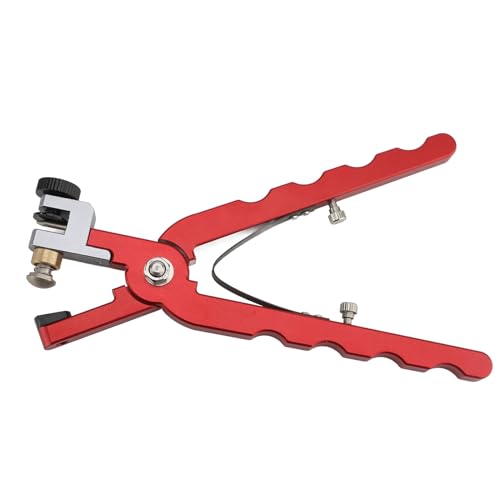 Xiuganpo Lederrunde Loch -Lochzange, Edelstahl -Uhrengürtel -Leder -Loch -Puncher mit Bequemem Griff, Stanzen für Dünne Gürtel, Schuhe, für Uhrmacher und Reparaturen von Xiuganpo