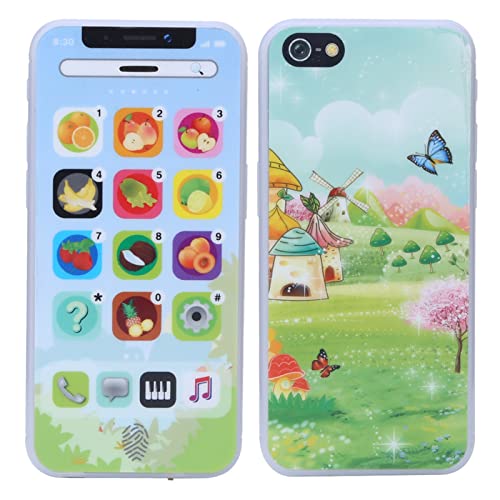 Xiuganpo Leichtes Telefon Spielzeug, Musik Vor Angenommener Musik - -Telefon Spielzeug, Bunte Aussehen Geburtstagsgeschenke Home (Blue) von Xiuganpo