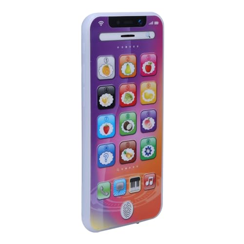 Xiuganpo Leichtes Telefon Spielzeug, Musik Vor Angenommener Musik - -Telefon Spielzeug, Bunte Aussehen Geburtstagsgeschenke Home (Purple) von Xiuganpo