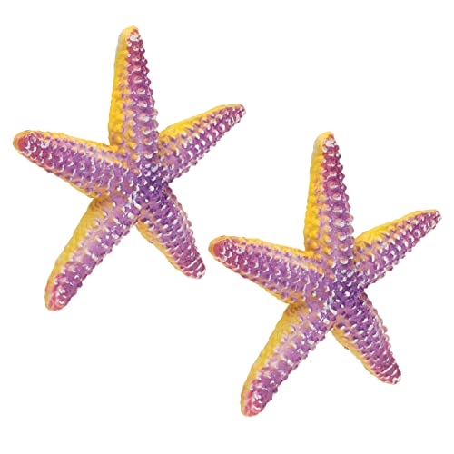 Xiuganpo Seesternspielzeug, Bright Colors Simulationsdetails Harz Seestarfish Lebendig für Ornament für für Geschenke von Xiuganpo