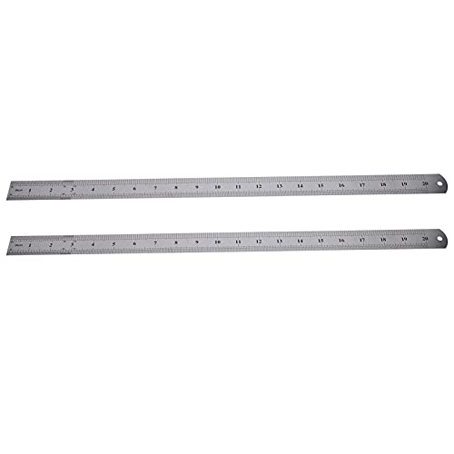 Xiuganpo Stahllehrer, Messband, Rostbeständige 2pcs 50 Cm für Lehrer Architekten Tischler-Studenten von Xiuganpo