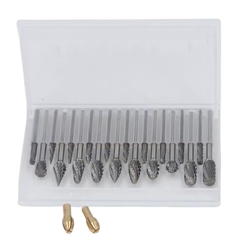 Xiuganpo Stempelschleiferbits, Wolfram -Carbid -Mehrzweck 1/8 Zoll Schaft Effiziente Doppelschnitt Burr Bits Zum Bohren für die Holzbearbeitung Xiuganpo Stempelschleiferbits, Wolfram -Carbid -Mehrzweck 1/8 Zoll Schaft Effiziente Doppelschnitt Burr Bits Zum Bohren für die Holzbearbeitung von Xiuganpo