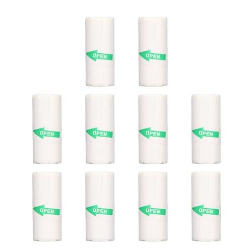 Xiuganpo Thermaldruckerpapier, Mini Tragbares Druckpapier 57x25 Mm 10 Roll für das Etikett von Xiuganpo