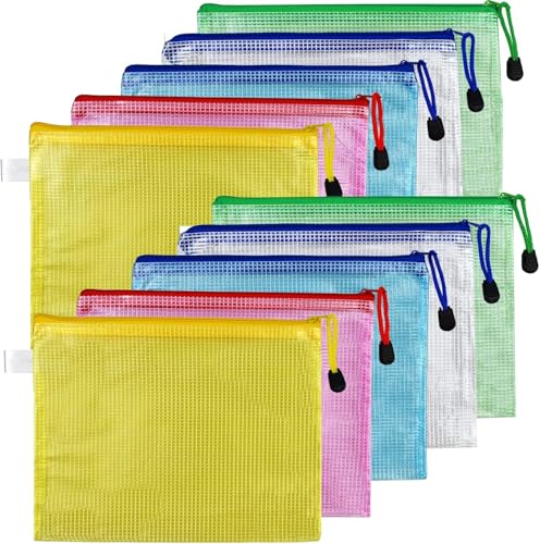 Xiuyong 10 Kunststoffhüllen A5 Ordner Datei Reißverschluss Tasche A5 Reißverschlusstasche Xiuyong 10 Kunststoffhüllen A5 Ordner Datei Reißverschluss Tasche A5 Reißverschlusstasche von Xiuyong