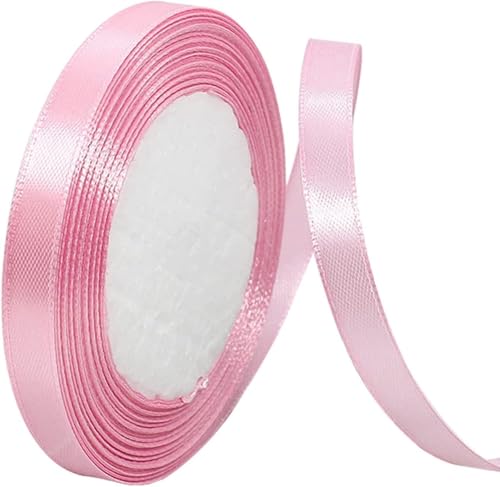 Xiuyong Pinkes Band, 10 mm, 22 m, einfarbig, Stoffband, perfekt für Hochzeitsdekoration, Blumengirlanden, Baby-Partys, Geschenkverpackungen, Partyballons und Haar-Accessoires Xiuyong Pinkes Band, 10 mm, 22 m, einfarbig, Stoffband, perfekt für Hochzeitsdekoration, Blumengirlanden, Baby-Partys, Geschenkverpackungen, Partyballons und Haar-Accessoires von Xiuyong
