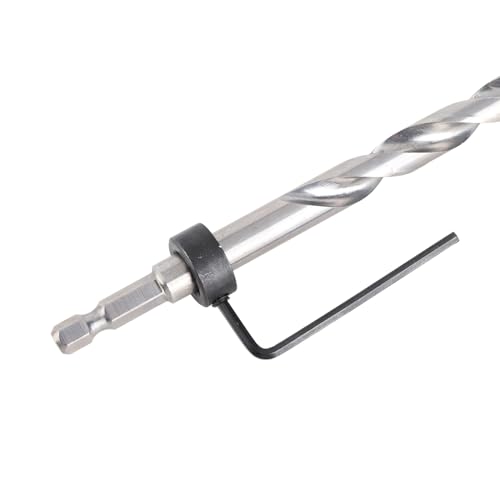 1/4 Zoll Lippen- und Spornbohrbit, Hochgeschwindigkeits -Stahl -HSS4241 Hex Shank Holzbearbeitungswerkzeug mit Verstellbarer Tiefe für Holzbearbeitung 1/4 Zoll Lippen- und Spornbohrbit, Hochgeschwindigkeits -Stahl -HSS4241 Hex Shank Holzbearbeitungswerkzeug mit Verstellbarer Tiefe für Holzbearbeitung von Xixian