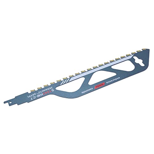 Hubkrockensägenklinge, Carbid -Zähne Bimetallegierung Stahl Säbel Sägeblatt für Effizientes Schneiden, Bau, Hausverbesserung, Blau, Standard -Montageloch von Xixian