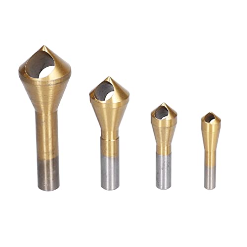 Xixian 4PCS Countersink Debring Drill Bit, Hochgeschwindigkeits-Stahl-Kampagne-Werkzeug, Zeit mit Präzisionsabgraben, Ideal für Stahl, Holz, Plastik, Umfasst 4 Verschiedene Größen, Xixian 4PCS Countersink Debring Drill Bit, Hochgeschwindigkeits-Stahl-Kampagne-Werkzeug, Zeit mit Präzisionsabgraben, Ideal für Stahl, Holz, Plastik, Umfasst 4 Verschiedene Größen, von Xixian