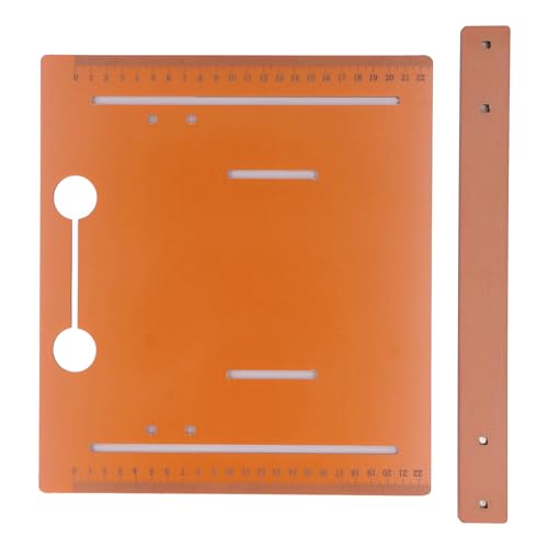 Xixian Schneidemaschine Basisplatte 25x28 Cm PP, Robuste Kreisförmige Sägenführung mit Skalen, Ideal für die Holzbearbeitung Xixian Schneidemaschine Basisplatte 25x28 Cm PP, Robuste Kreisförmige Sägenführung mit Skalen, Ideal für die Holzbearbeitung von Xixian