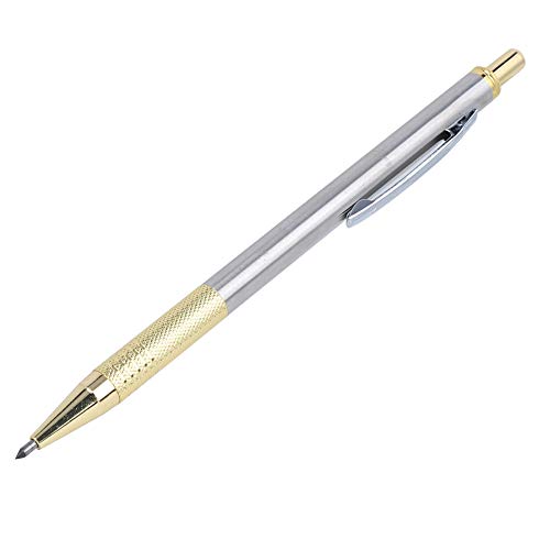 Xixian Sciber-Carbid-Wolframstahlspitze, Spezieller Designstift für Zuhause und Schnittarbeiten, Metall, Kunststoff, Keramik, Glas, Elektroplieren, JM-094, Golden/Silber (Gold) von Xixian