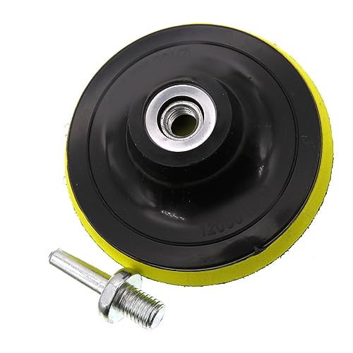 Xixian Wollpolierpufferpad, Langlebiges PVC -Buffing -Pad für Autospolieren, Selbstklebender Schwamm, Bohranpassung, 7pcs -Set mit Waschbarem Wollpolster, Bohrpufferbefestigung (5 Zoll) von Xixian