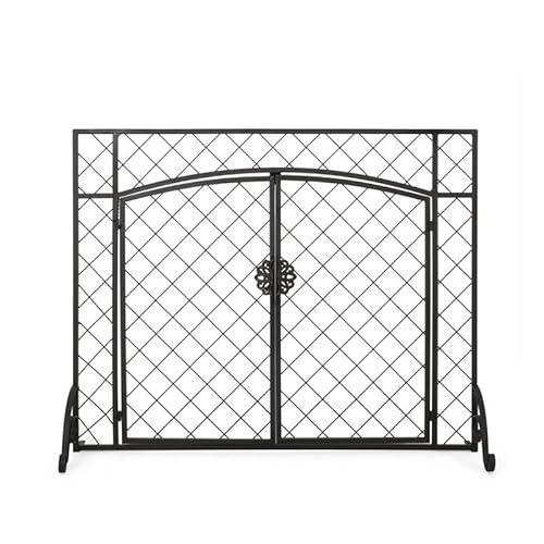 Funkenschutz Kaminschirm 39 x 31,5 Zoll Doppeltür Eisen Feuerschutz Schirm Besen Zange Schaufel Schürhaken enthalten Schwarz Kaminzubehör Funkenschutz Kaminschirm 39 x 31,5 Zoll Doppeltür Eisen Feuerschutz Schirm Besen Zange Schaufel Schürhaken enthalten Schwarz Kaminzubehör von Xj2qFb5