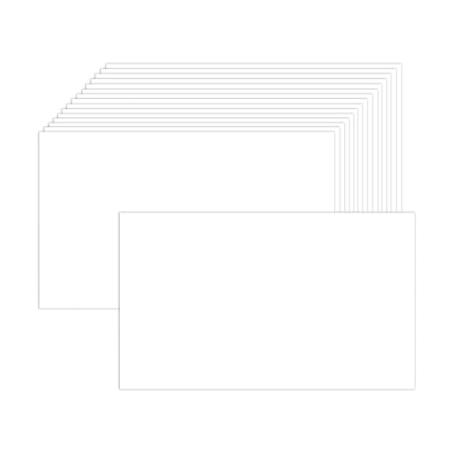100 Blatt weißes Kartonpapier, 10,2 x 15,2 cm, 36,3 kg dickes Papier, schwere Karten für Drucker, Postkarten, Hochzeitseinladungen, Karteikarten, Dankeskarten, DIY-Karten (weiß) von Xjoviative