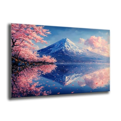 5D Diamond Painting Erwachsene, Groß Gebirge See Diamant Painting Bilder, Bastelset Erwachsene und Kinder, DIY Cross Stickerei Arts Kunsthandwerk für Deko Wohnzimmer Schlafzimmer 80x110 cm M-100 von Xkogjo
