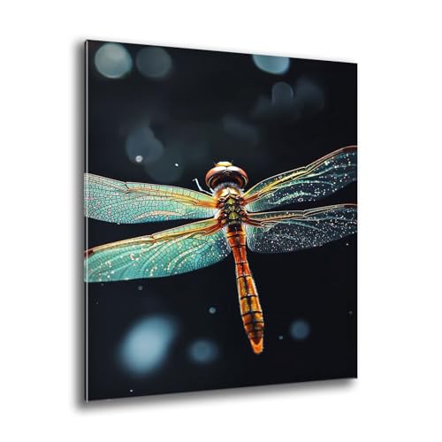 5D Diamond Painting Erwachsene, Groß Tier Libelle Diamant Painting Bilder, Bastelset Erwachsene und Kinder, DIY Cross Stickerei Arts Kunsthandwerk für Deko Wohnzimmer Schlafzimmer 90x120 cm M-121 von Xkogjo