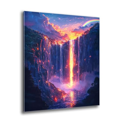 Diamond Painting Kinder Traum Fallen Diamond Painting Runder Steine, Kreativ Set für Erwachsene, DIY Diamant Kristall Arts Set Handbuch Craft für Home Dekoration, Weihnachtsgeschenke 30x40 cm M-881 von Xkogjo