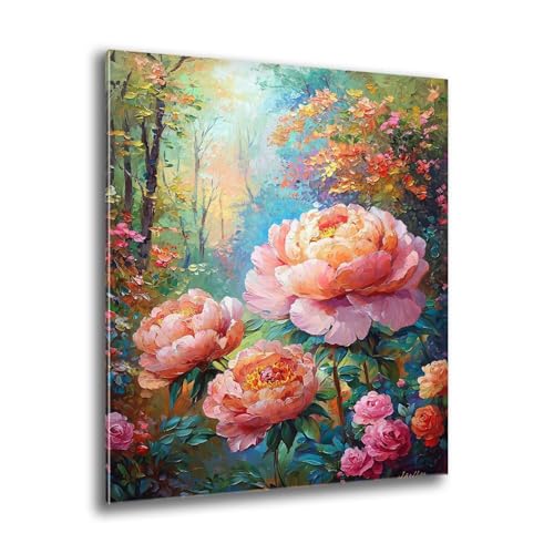 Diamond Painting Kinder Wald Blumen Diamond Painting Runder Steine, Kreativ Set für Erwachsene, DIY Diamant Kristall Arts Set Handbuch Craft für Home Dekoration, Weihnachtsgeschenke 90x120 cm M-113 von Xkogjo