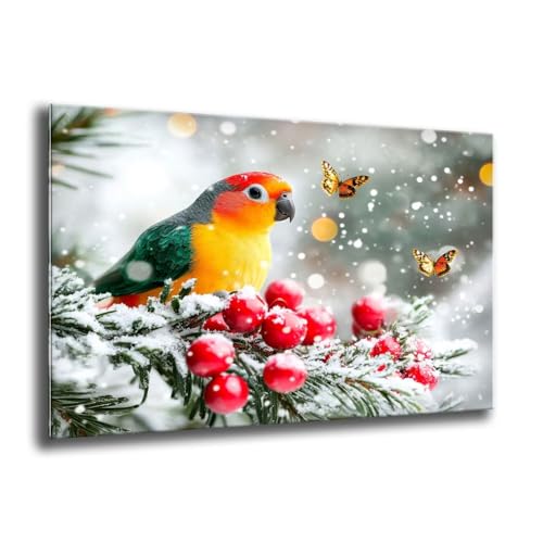 Diamond Painting Kinder Winter Tier Diamond Painting Runder Steine, Kreativ Set für Erwachsene, DIY Diamant Kristall Arts Set Handbuch Craft für Home Dekoration, Weihnachtsgeschenke 80x110 cm M-107 von Xkogjo