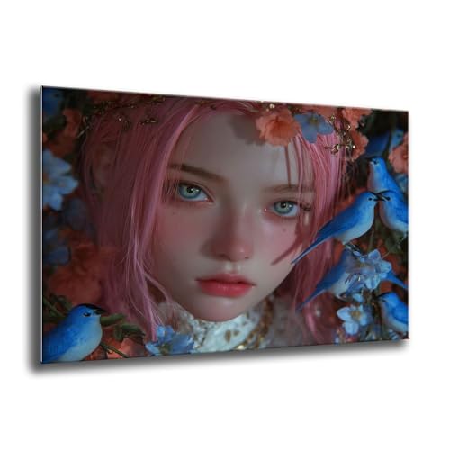 Xkogjo 5D Diamond Painting Erwachsene, Groß Tier Frau Diamant Painting Bilder, Bastelset Erwachsene und Kinder, DIY Cross Stickerei Arts Kunsthandwerk für Deko Wohnzimmer Schlafzimmer 35x45 cm M-115 von Xkogjo