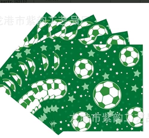 Fussball Deko Geburtstag Kinder für 20 Gäste - Servietten Fussball und Pappteller Kindergeburtstag, Fußball Deko Geburtstag Partygeschirr Set, Fußball Party Dekorationen für Mädchen Junge Fussball Deko Geburtstag Kinder für 20 Gäste - Servietten Fussball und Pappteller Kindergeburtstag, Fußball Deko Geburtstag Partygeschirr Set, Fußball Party Dekorationen für Mädchen Junge von Xmokeds
