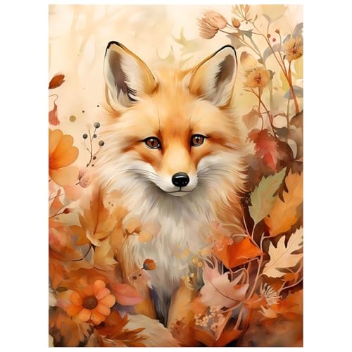 Xobers art Diamond Painting Erwachsene Tiere, Diamantmalerei Fuchs, Diamantmalerei für Erwachsene, Fuchs, Diamond Painting für Dekoration und Zuhause, Geschenk, 30 x 40 cm Xobers art Diamond Painting Erwachsene Tiere, Diamantmalerei Fuchs, Diamantmalerei für Erwachsene, Fuchs, Diamond Painting für Dekoration und Zuhause, Geschenk, 30 x 40 cm von Xobers art
