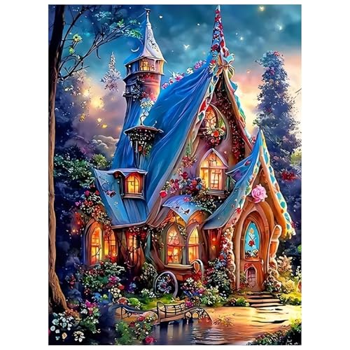Xobers art Diamond Painting für Erwachsene, Landschaft, Diamantmalerei Traumhaus, Diamantmalerei für Erwachsene, Diamantmalerei, Hütte, für Heimdekoration und Geschenk, 30 x 40 cm Xobers art Diamond Painting für Erwachsene, Landschaft, Diamantmalerei Traumhaus, Diamantmalerei für Erwachsene, Diamantmalerei, Hütte, für Heimdekoration und Geschenk, 30 x 40 cm von Xobers art