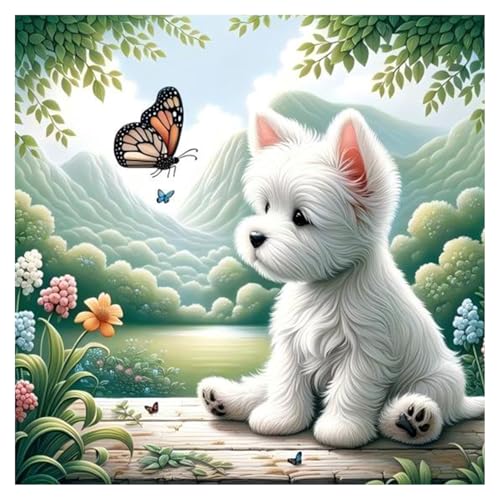 Xobers art Diamond Painting für Erwachsene und Tiere, Diamantmalerei für Welpen, Diamantmalerei für Erwachsene und Welpen, Diamantmalerei für Heimdekoration und Geschenk, 35 x 35 cm Xobers art Diamond Painting für Erwachsene und Tiere, Diamantmalerei für Welpen, Diamantmalerei für Erwachsene und Welpen, Diamantmalerei für Heimdekoration und Geschenk, 35 x 35 cm von Xobers art