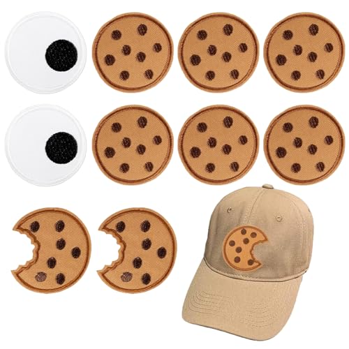 XoeLLe 10 Stück Aufbügel Patches Krümelmonster Accessoires, Aufnäher zum Aufbügeln, Augen Keks Aufnäher zum Aufnähen Bügelbilder Applikation für Kleidung Kostüm Karneval Fasching Mottoparty XoeLLe 10 Stück Aufbügel Patches Krümelmonster Accessoires, Aufnäher zum Aufbügeln, Augen Keks Aufnäher zum Aufnähen Bügelbilder Applikation für Kleidung Kostüm Karneval Fasching Mottoparty von XoeLLe