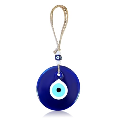 XoeLLe 10 cm Devil Eyes, Evil Eye Auto Anhänger, Nazar Auge, Türkisches Blaues Auge Glasperlen Anhänger für Glücksbringer Schmuckherstellung Rückspiegel Balkon Fenster Wohnkultur XoeLLe 10 cm Devil Eyes, Evil Eye Auto Anhänger, Nazar Auge, Türkisches Blaues Auge Glasperlen Anhänger für Glücksbringer Schmuckherstellung Rückspiegel Balkon Fenster Wohnkultur von XoeLLe