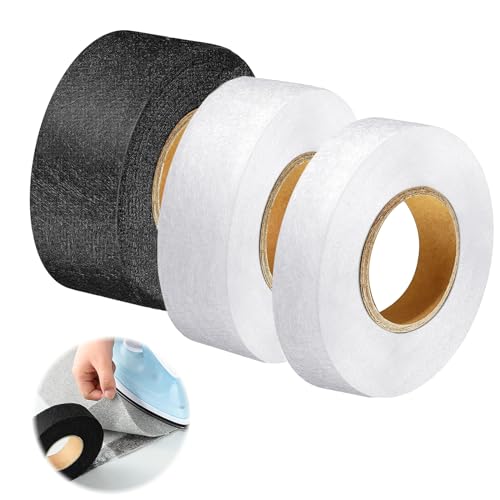 XoeLLe 3er-Pack Saumband zum Aufbügeln, Extra Stark Bügelband für Kleidung, Gardinenband zum Aufbügeln Selbstklebend, Nahtband für Hosen, Vorhänge, Kleidung, Jeans, Kleidungsstück XoeLLe 3er-Pack Saumband zum Aufbügeln, Extra Stark Bügelband für Kleidung, Gardinenband zum Aufbügeln Selbstklebend, Nahtband für Hosen, Vorhänge, Kleidung, Jeans, Kleidungsstück von XoeLLe