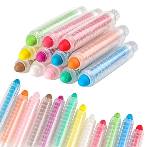 XoeLLe staubfreie Kreide mit Kreidehalter, 12 Stück Kreidestifte Farbige Tafelkreide Bunte Waschbar Kreide Stifte Kreide Radiergummi Blackboard für Schule, Büro, Studium, Handwerk, Zeichnen XoeLLe staubfreie Kreide mit Kreidehalter, 12 Stück Kreidestifte Farbige Tafelkreide Bunte Waschbar Kreide Stifte Kreide Radiergummi Blackboard für Schule, Büro, Studium, Handwerk, Zeichnen von XoeLLe