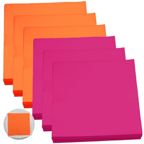 120 Zählpapier Servietten Rose Rot & Orange 13x13 Zoll Nicht-Schlupf-Einweg-Servietten für Party, Hochzeit, Abendessen, Cocktail von Xoeryoy
