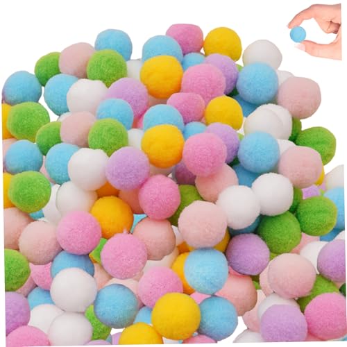 150pcs Pom Poms, 1 Zoll farbenfrohe Pastellpom -Poms, flauschige Pompons zum Handwerk von DIY -Dekorationen Projekte von Xoeryoy