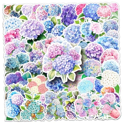 50pcs/Set Blumenaufkleber, wasserdichte exquisite DIY-DIY-süße Hortensien Blumenaufkleber dekorativ für Zeitschriften, Planer, Kalender, Wasserflaschen # 50pcs/Set Blumenaufkleber, wasserdichte exquisite DIY-DIY-süße Hortensien Blumenaufkleber dekorativ für Zeitschriften, Planer, Kalender, Wasserflaschen # von Xoeryoy