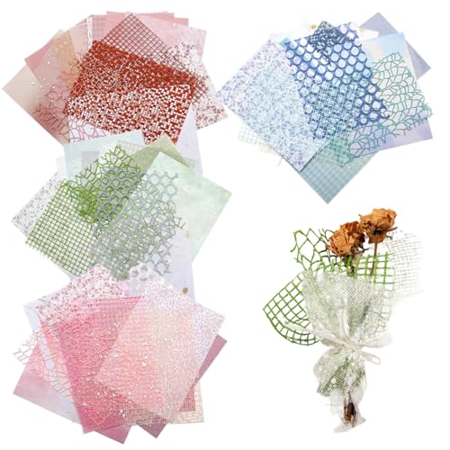 60 Blätter/4 Pack Textured Scrapbook Paper und Mesh Fabric, 5x7 Zoll dekoratives Scrapbooking -Papier für Scrapbooking Planer Fotoalbum Journal Supplies 60 Blätter/4 Pack Textured Scrapbook Paper und Mesh Fabric, 5x7 Zoll dekoratives Scrapbooking -Papier für Scrapbooking Planer Fotoalbum Journal Supplies von Xoeryoy