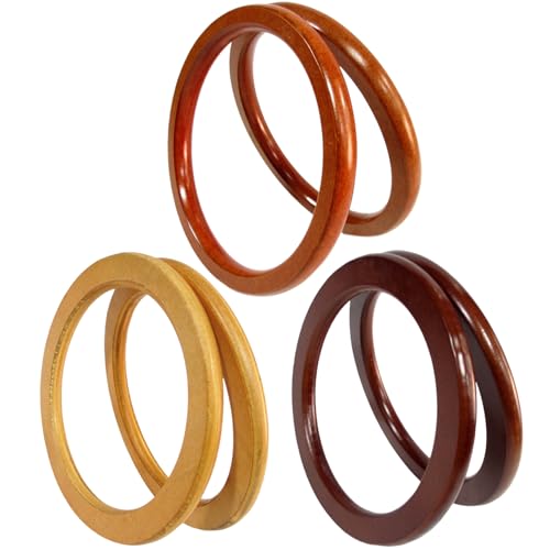6pcs Holz Geldbeutelgriffe für Häkelbeutel, dekorative natruale runde Holz Geldbeutelgriffe für DIY -Beutelzubehör machen Accessoires 6pcs Holz Geldbeutelgriffe für Häkelbeutel, dekorative natruale runde Holz Geldbeutelgriffe für DIY -Beutelzubehör machen Accessoires von Xoeryoy