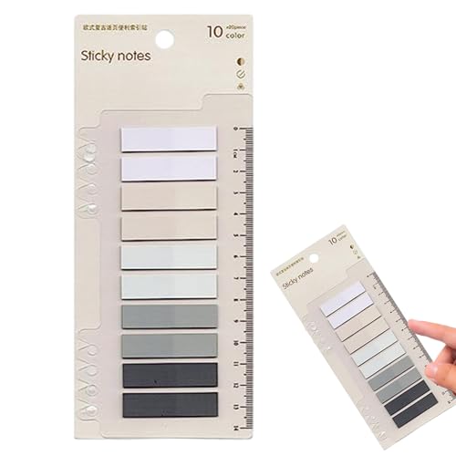 Annotation Tabs, klebrige Registerkarten mit Lineal und 200 Blätter, mehrfarbige transparente Seitenmarkierungen für Büro, Schule, Lesen# Annotation Tabs, klebrige Registerkarten mit Lineal und 200 Blätter, mehrfarbige transparente Seitenmarkierungen für Büro, Schule, Lesen# von Xoeryoy