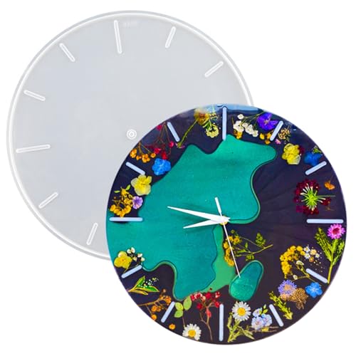 Harzuhr Formen dekorative DIY -Silikon -3D -Runde Formen für Epoxidharz 10.63x10.63x0.31 Dial Decoration Crafts for Harzuhr Formen dekorative DIY -Silikon -3D -Runde Formen für Epoxidharz 10.63x10.63x0.31 Dial Decoration Crafts for von Xoeryoy