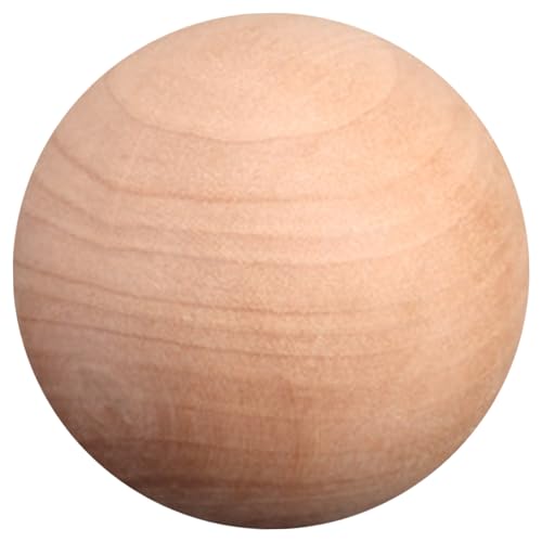 Holzkugeln, 3, 5 Zoll runde glatte Holzperlen, DIY Kein Loch unvollendeter Holzkugel für Handwerk, Dekoration Holzkugeln, 3, 5 Zoll runde glatte Holzperlen, DIY Kein Loch unvollendeter Holzkugel für Handwerk, Dekoration von Xoeryoy