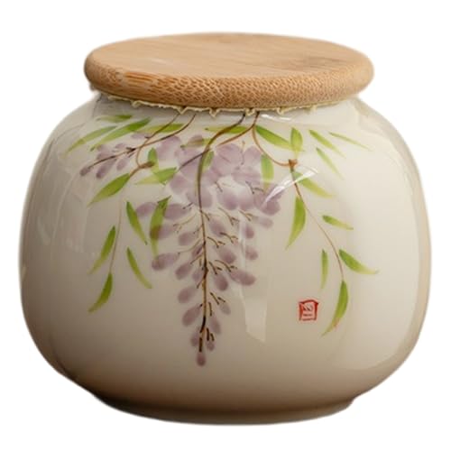 Kleine Urnen für Asche, 250 ml dekorative Keramik -Mini -Urne mit Bambusdeckel für Menschen, Erwachsener, Kind, Haustiere Kleine Urnen für Asche, 250 ml dekorative Keramik -Mini -Urne mit Bambusdeckel für Menschen, Erwachsener, Kind, Haustiere von Xoeryoy