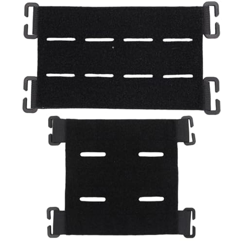 Molle Patch Panel, 2pcs Nylon Molle -Patches zeigen Halter mit Schneidemelch und Haken für Rucksack, Weste, Outdoor -Reise von Xoeryoy