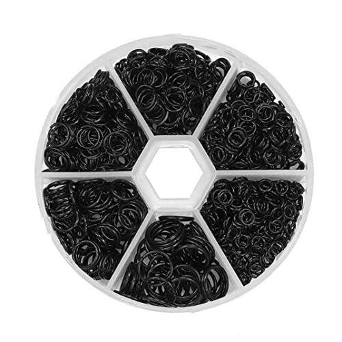 Offene Sprungringe Metallanschlüsse Bracelektor Halskette finden o Ring 970pcs schwarz# Offene Sprungringe Metallanschlüsse Bracelektor Halskette finden o Ring 970pcs schwarz# von Xoeryoy