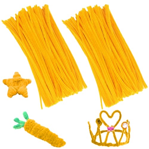 Rohrreiniger 200pcs DIY gelbe Rohrreiniger 12 Zoll für bastelige maßgeschneiderte dicke Handwerksvorräte für Kinder Erwachsene Rohrreiniger 200pcs DIY gelbe Rohrreiniger 12 Zoll für bastelige maßgeschneiderte dicke Handwerksvorräte für Kinder Erwachsene von Xoeryoy