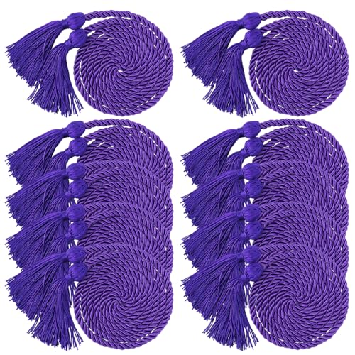 Xoeryoy 10pcs Abschlusskabel, 67 -Zoll -Abschlusskabel mit Quasten für Hochschulabsolventen, lila, lila Xoeryoy 10pcs Abschlusskabel, 67 -Zoll -Abschlusskabel mit Quasten für Hochschulabsolventen, lila, lila von Xoeryoy