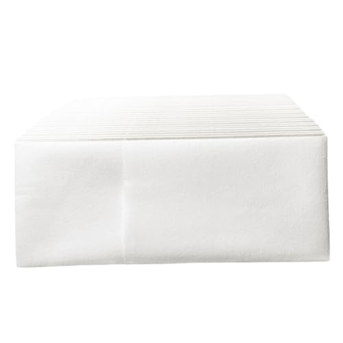 Xoeryoy 50 Pack weiße Servietten 16x16 Zoll quadratisch weich und glatt absorbierende staubfreie Servietten zum Abendessen, Bankett, Hochzeit Xoeryoy 50 Pack weiße Servietten 16x16 Zoll quadratisch weich und glatt absorbierende staubfreie Servietten zum Abendessen, Bankett, Hochzeit von Xoeryoy