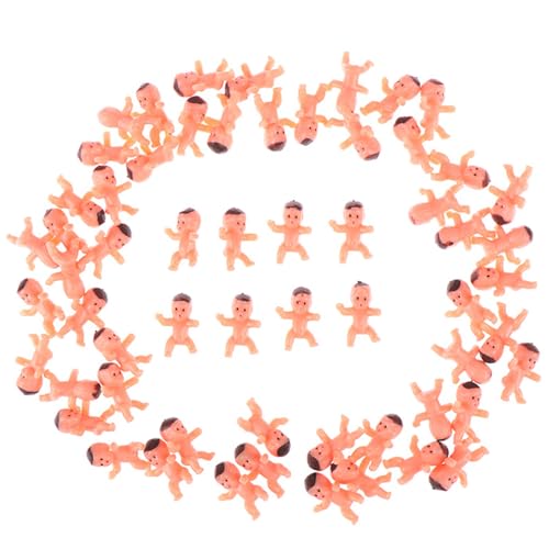 Xoeryoy 60pcs Mini Plastikbabys mit Haare 1, 4 Zoll dezdorativ sicherer Plastik -Mini -Babys für Babyparty -Spiel Mardi Gras Party Gunst # Xoeryoy 60pcs Mini Plastikbabys mit Haare 1, 4 Zoll dezdorativ sicherer Plastik -Mini -Babys für Babyparty -Spiel Mardi Gras Party Gunst # von Xoeryoy