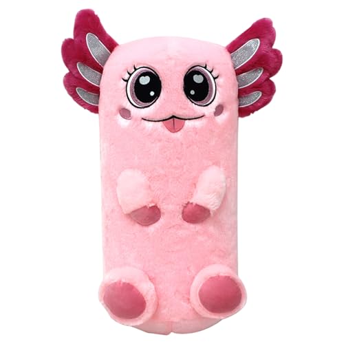Xoeryoy Axolotl Plüsch 15x21 niedliche Cartoon aufblasbare Axolotl gefüllte tierweiche Plüschkissen Geschenke für Jungen Mädchen Geb Xoeryoy Axolotl Plüsch 15x21 niedliche Cartoon aufblasbare Axolotl gefüllte tierweiche Plüschkissen Geschenke für Jungen Mädchen Geb von Xoeryoy