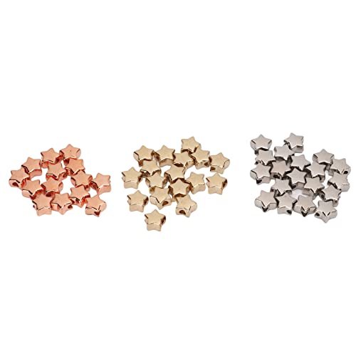 XOLSUGGURGE JUDELSY MAUFEN STAR -Perlen langlebiger Plastikabstandshalter für DIY -Handwerk 50pcs gemischte Farben XOLSUGGURGE JUDELSY MAUFEN STAR -Perlen langlebiger Plastikabstandshalter für DIY -Handwerk 50pcs gemischte Farben von Xolsurg