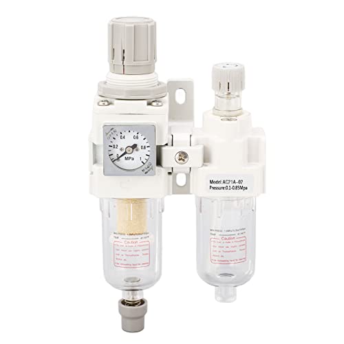 XOLSURG AIR -Filterregler Schmiermittel Combo G1/4 -Zoll -Einlassauslass Pneumatischer Werkzeugluftdruckregler Wasserölabscheider XOLSURG AIR -Filterregler Schmiermittel Combo G1/4 -Zoll -Einlassauslass Pneumatischer Werkzeugluftdruckregler Wasserölabscheider von Xolsurg